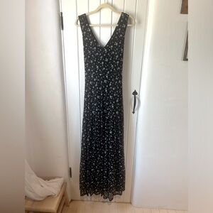 Torrid Black/Floral Maxi Dress Size 2